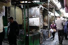 В Бельцах на Северном рынке ночью сгорело более 5 торговых точек