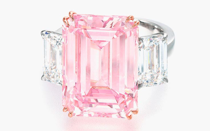 Кольцо из розового алмаза. 23,2 млн.долларов.