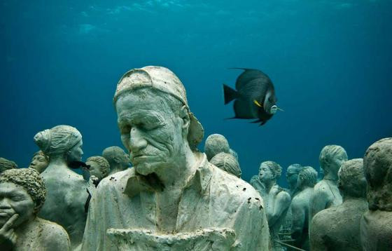 Подводный музей. Мексика